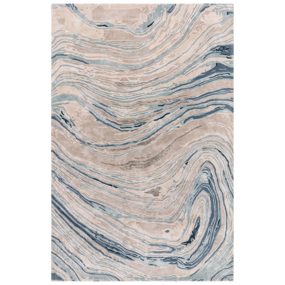 Tuscany Abstract Rugs by Katherine Carnaby in Azzuro Marble